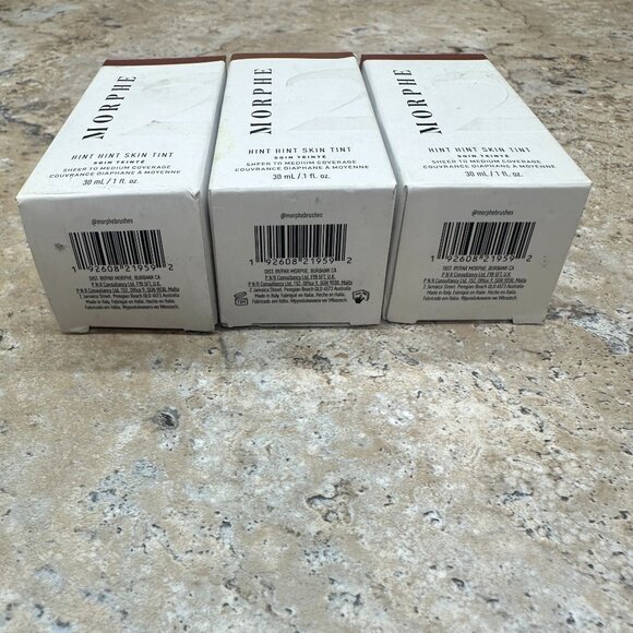 Lot Of 3 Morphe 2 Hint Hint Skin Tint Foundation Shade Hint Of TRUFFLE 1 fl oz - Picture 10 of 12